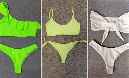 Táncos Betty gyönyörű bikini kollekciójának népszerű darabjai Táncos Betty gyönyörű bikini kollekciója
