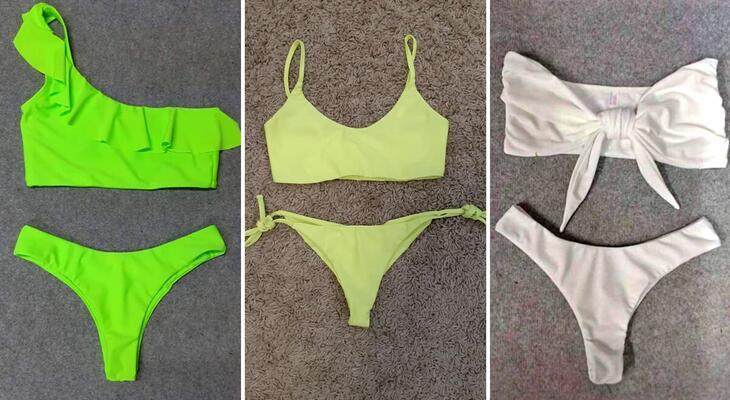 Táncos Betty gyönyörű bikini kollekciójának népszerű darabjai Táncos Betty gyönyörű bikini kollekciója