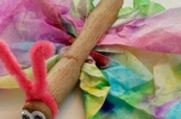 Tavaszi kézműveskedés 1. - színes pillangó készítése