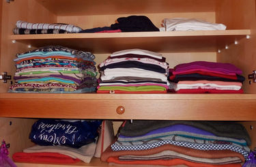 rendszerezett szekrény