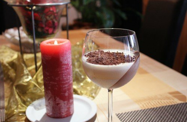 Rétegelt, különleges panna cotta