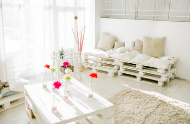 Kerti bútorok raklapból