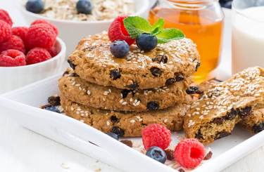 Citromos áfonyás protein keksz