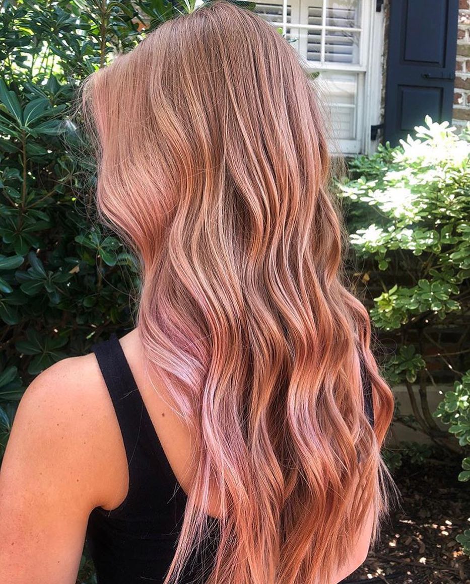 Rosegold hajszín Rosegold szín